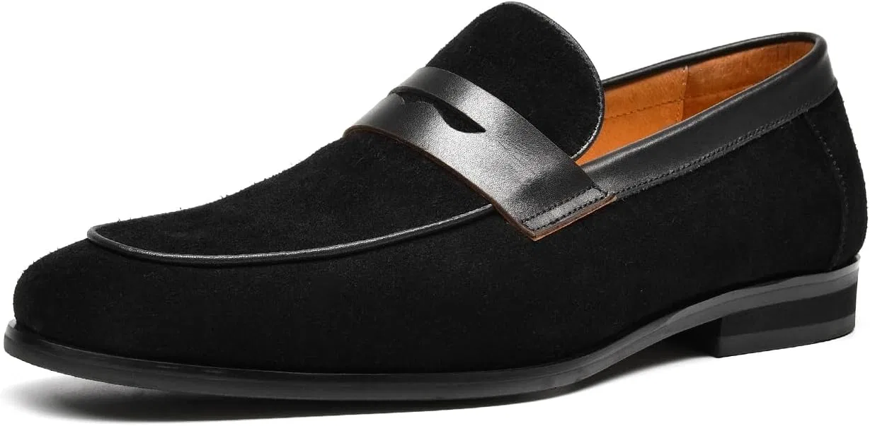 Лоферы замшевые BEAU TODAY, Black