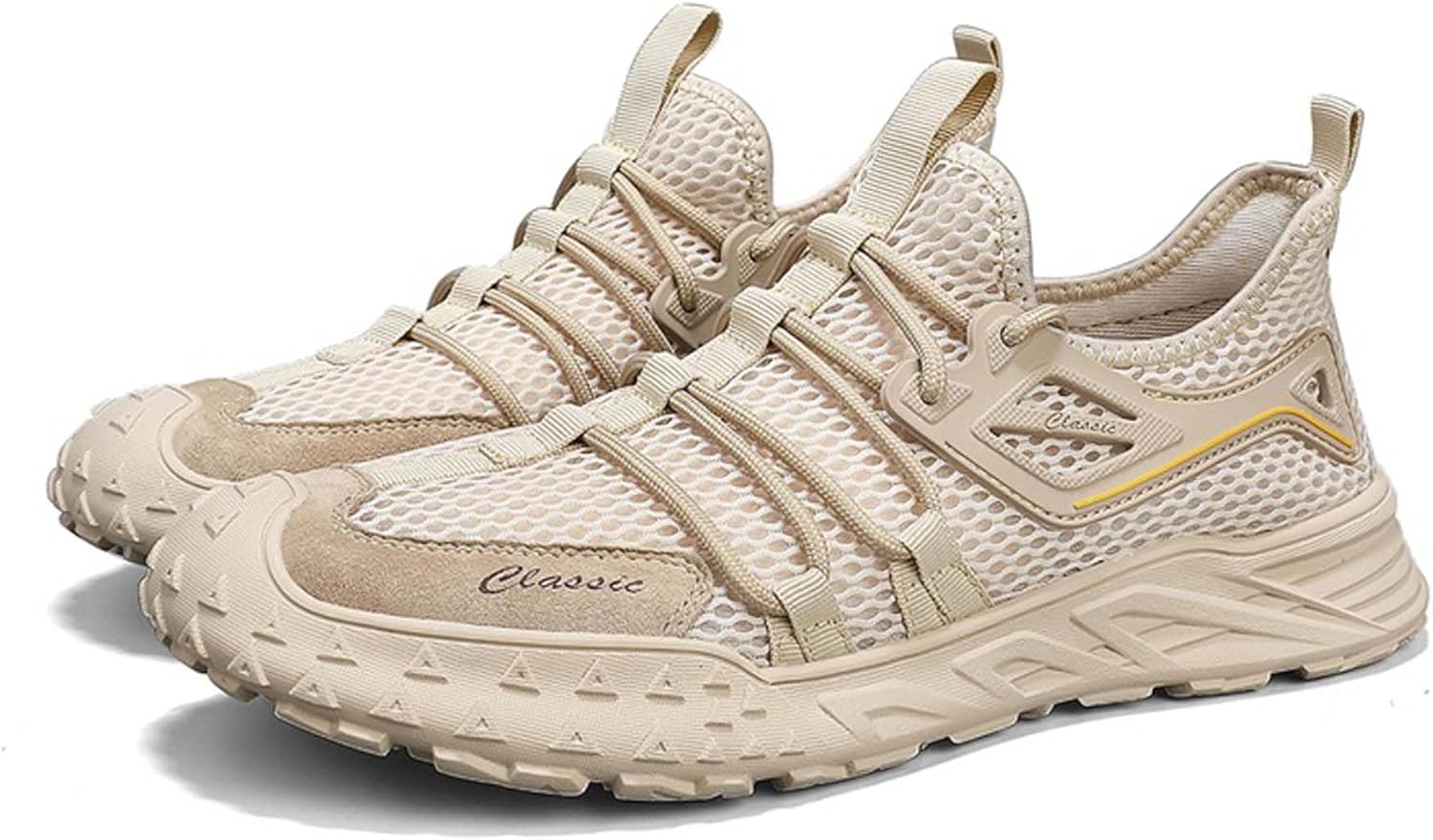 

Мужские кроссовки для бега Мужские дышащие теннисные кроссовки Спортивные сетчатые кроссовки Мужские легкие спортивные модные повседневные кроссовки Gerrit, хаки