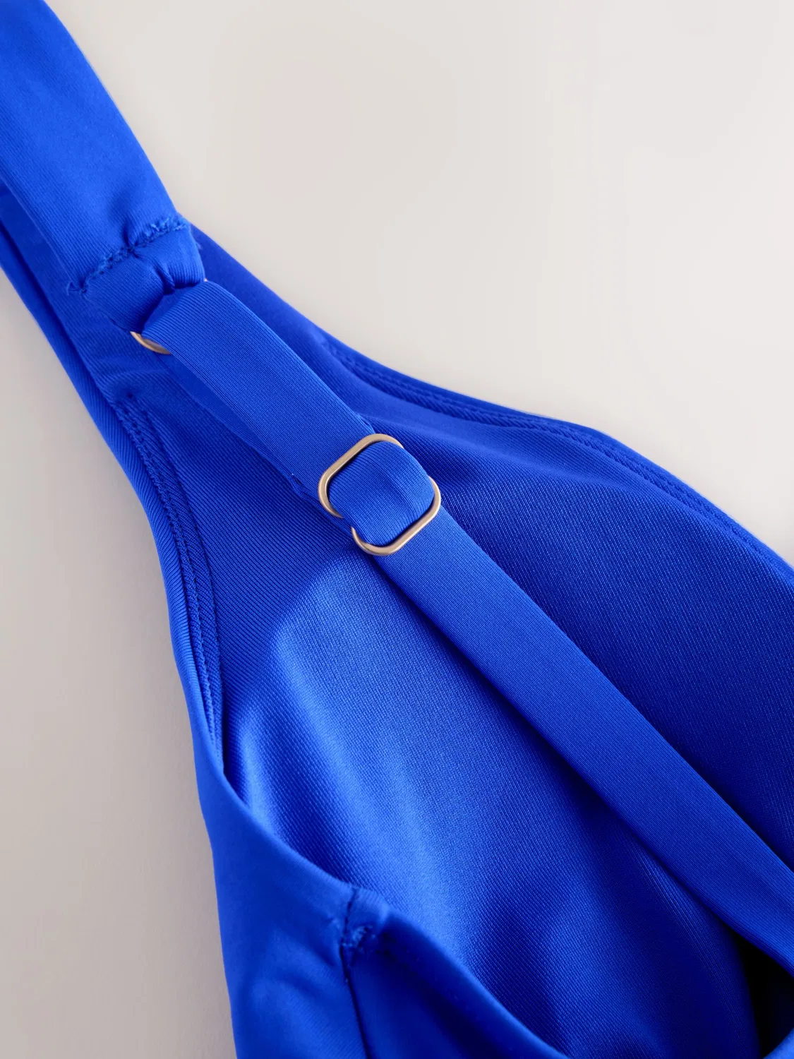 Купальник Next Triangle Shaping Swimsuit синего цвета — фото 2