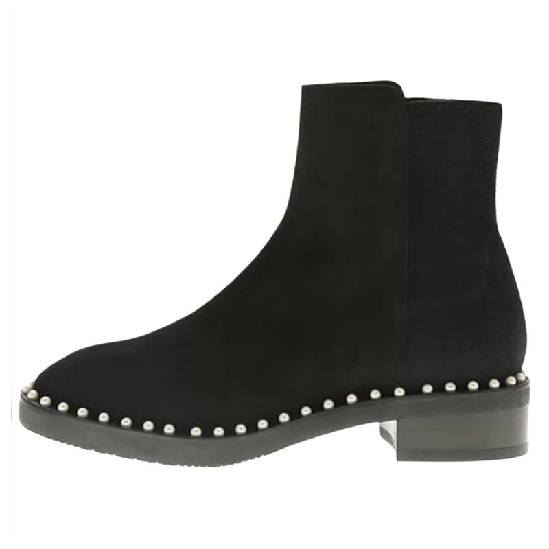 Ботильоны женские черные SW Easyonpearl 3,5 см Stuart Weitzman, Original Shoe Box Not Included