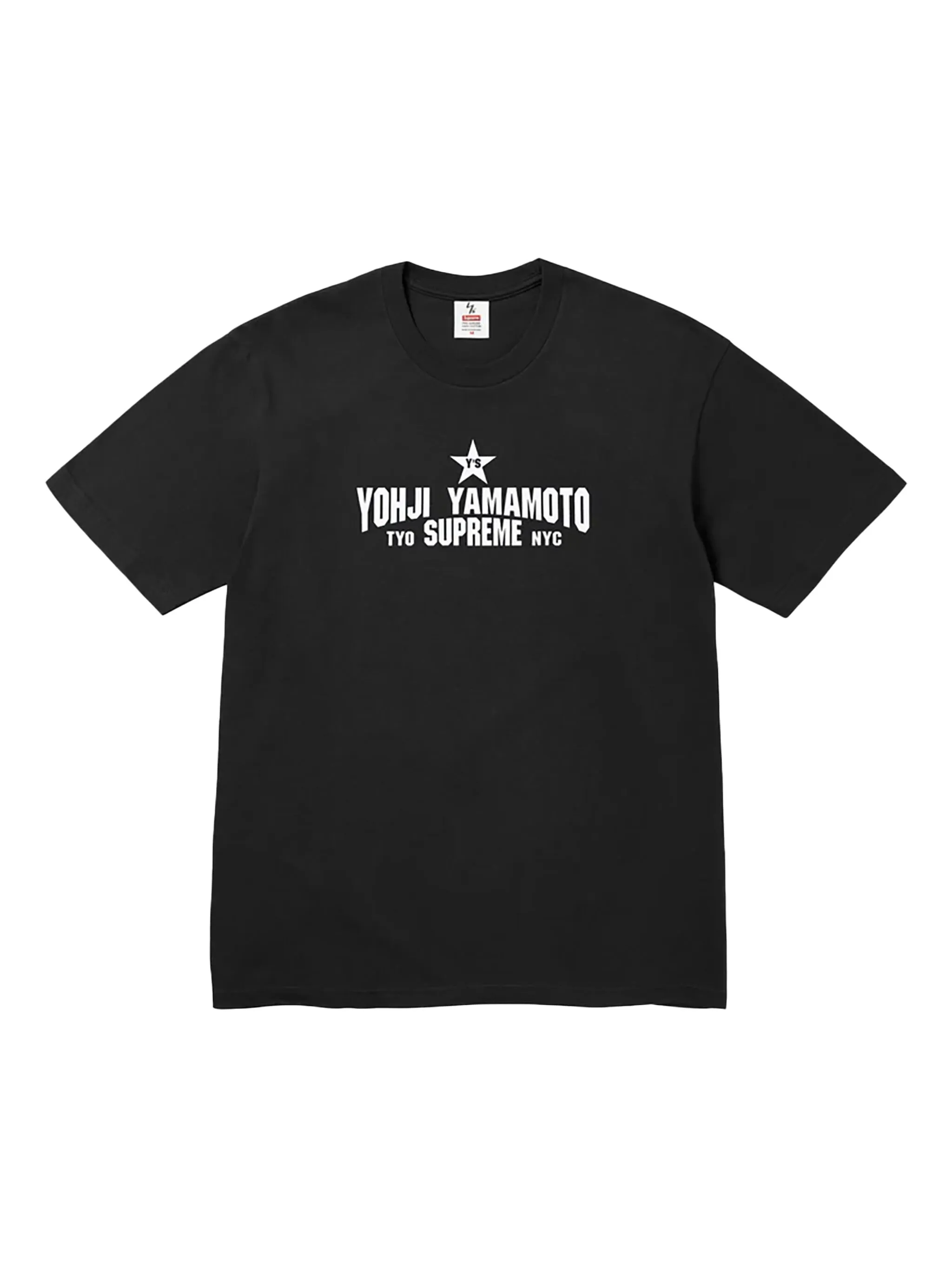 

Футболка Star с логотипом из коллаборации с Yohji Yamamoto Supreme, черный