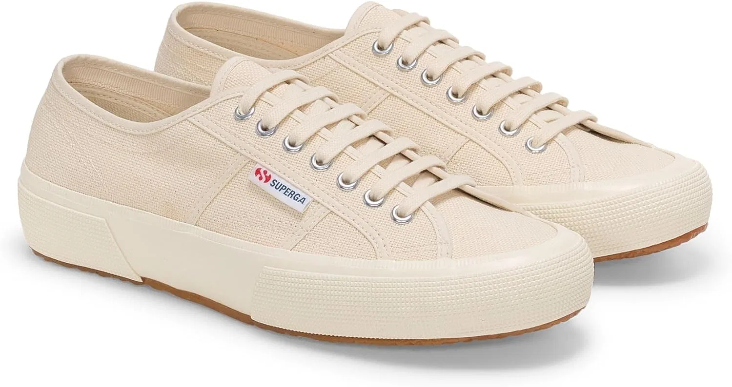 Кроссовки SUPERGA 2750 OG - Бежевый Raw/Белый — фото 3