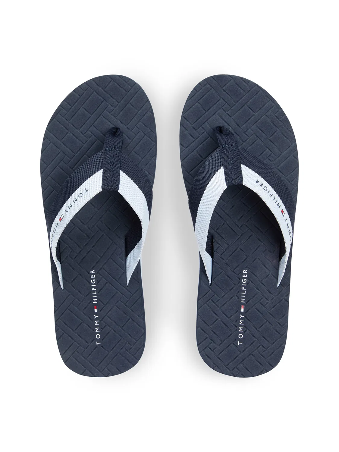 Сандалии с Т-образным ремешком Tommy Hilfiger, Pastel Blue/Dark Blue — фото 3