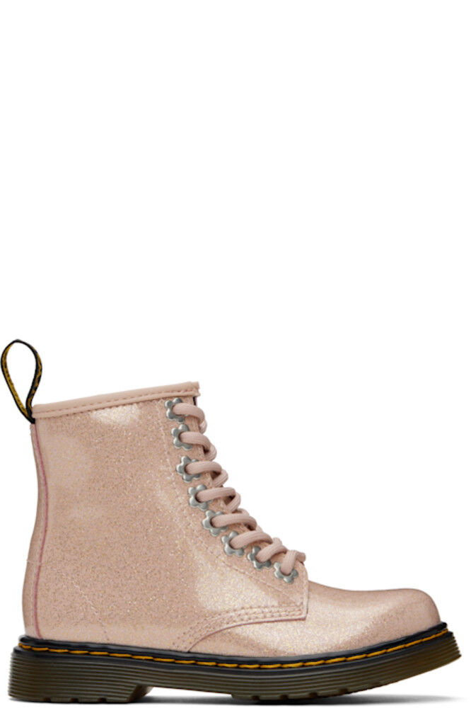 

Большие детские розовые ботинки 1460 J Dr. Martens