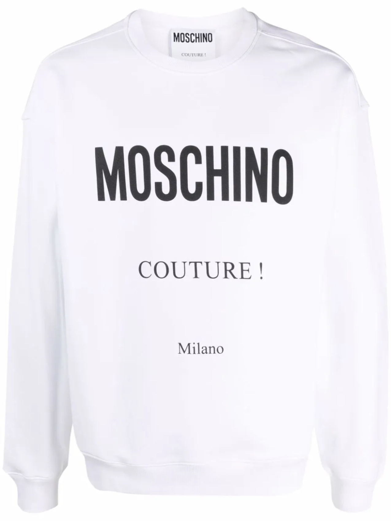 

Moschino джемпер с логотипом, белый