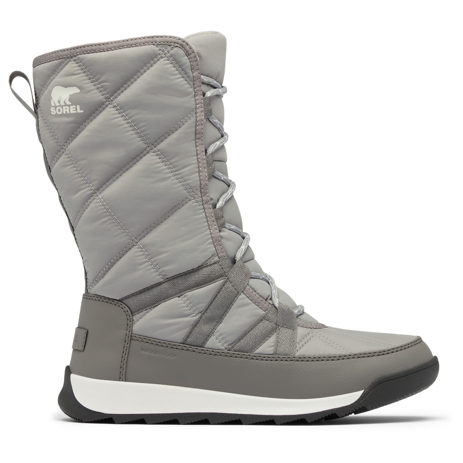 

Зимняя обувь Sorel Whitney II Plus Tall Lace Waterproof, цвет Chrome Grey/Quarry