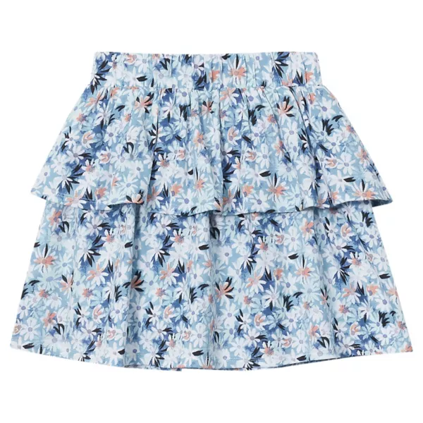 

Юбка-шорты для девочек 2-20 ярусов Lands' End, цвет blu waterclr daisies
