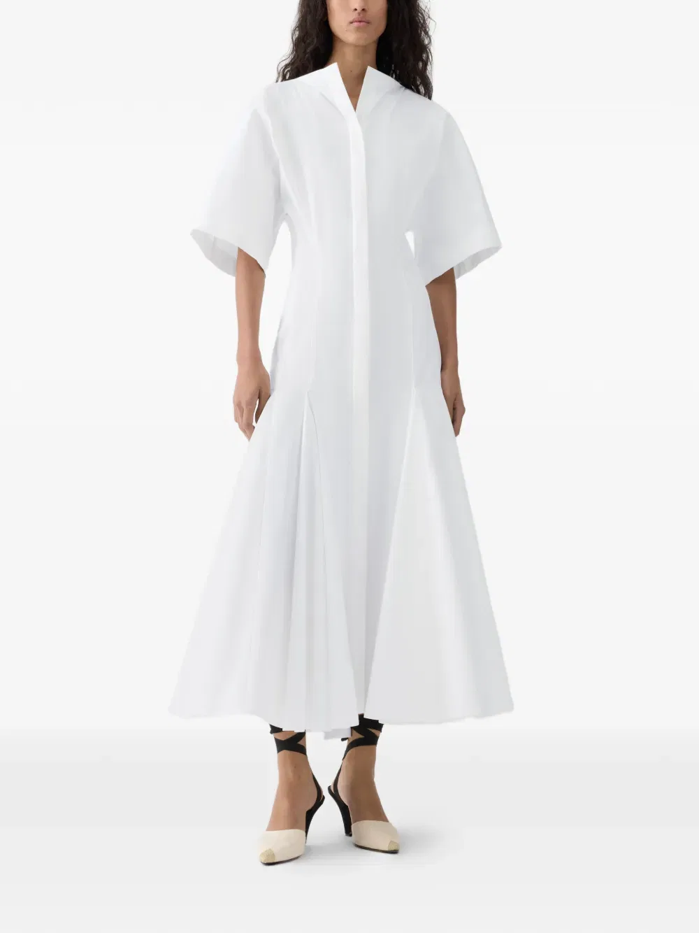 Платье-миди Moisson Jacquemus, белый