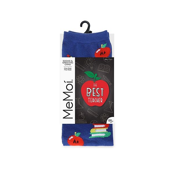 

Носки Women's if teachers were apples greeting card Memoi