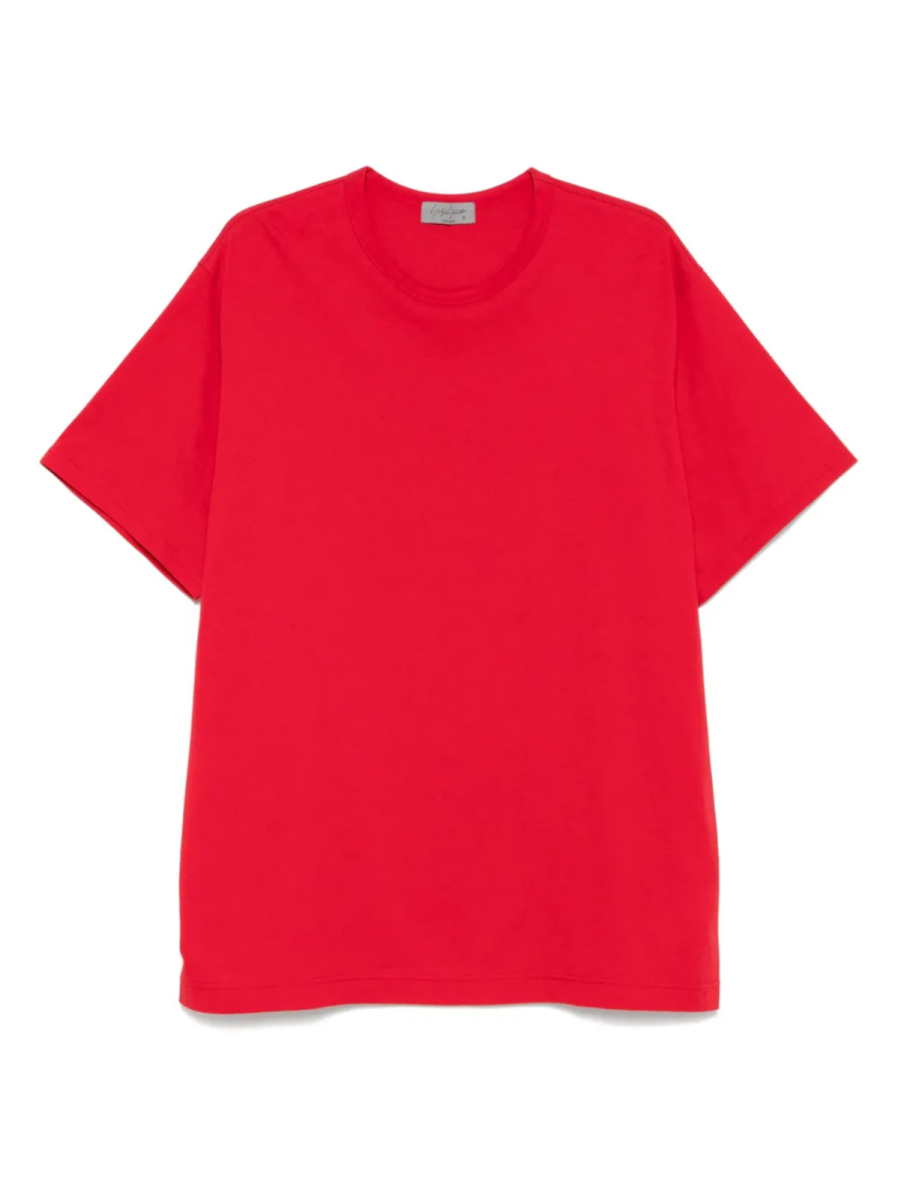 

Yohji Yamamoto футболка с круглым вырезом, красный
