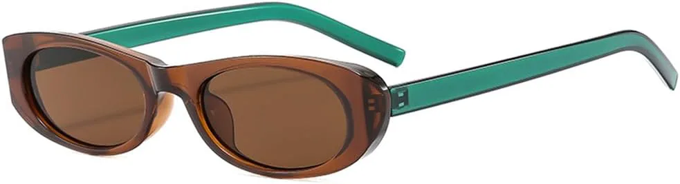 

Круглые солнцезащитные очки «Кошачий глаз» с защитой от УФ-излучения UV400 для женщин и мужчин, для занятий спортом на открытом воздухе и путешествий UYPTK, Brown