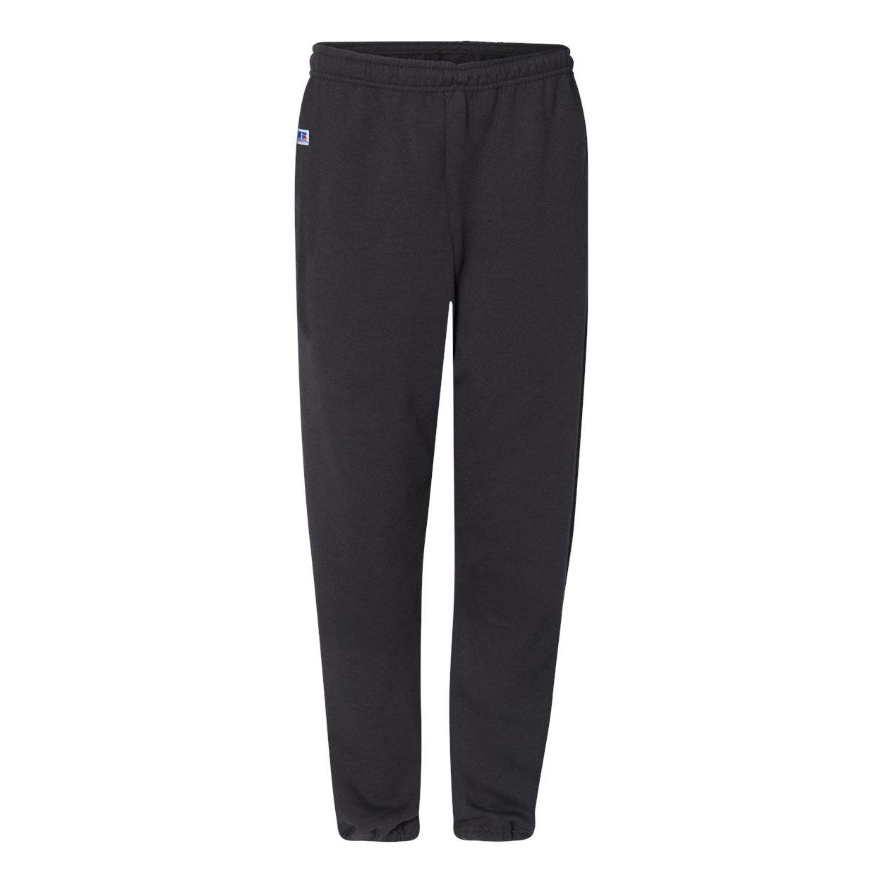 

Спортивные брюки Russell Athletic Dri Power с закрытым низом и карманами, черный