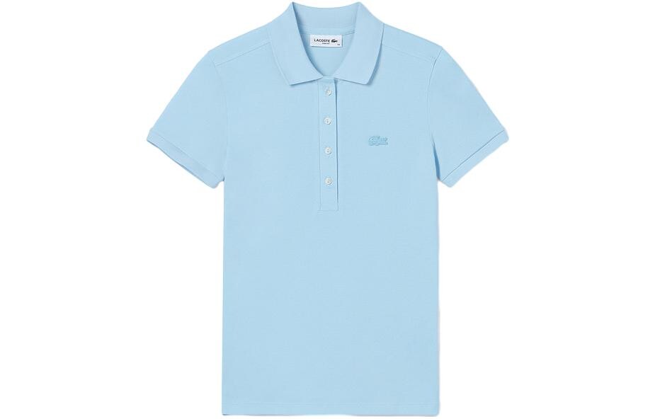 

Рубашка поло женская, снежно-голубая Lacoste