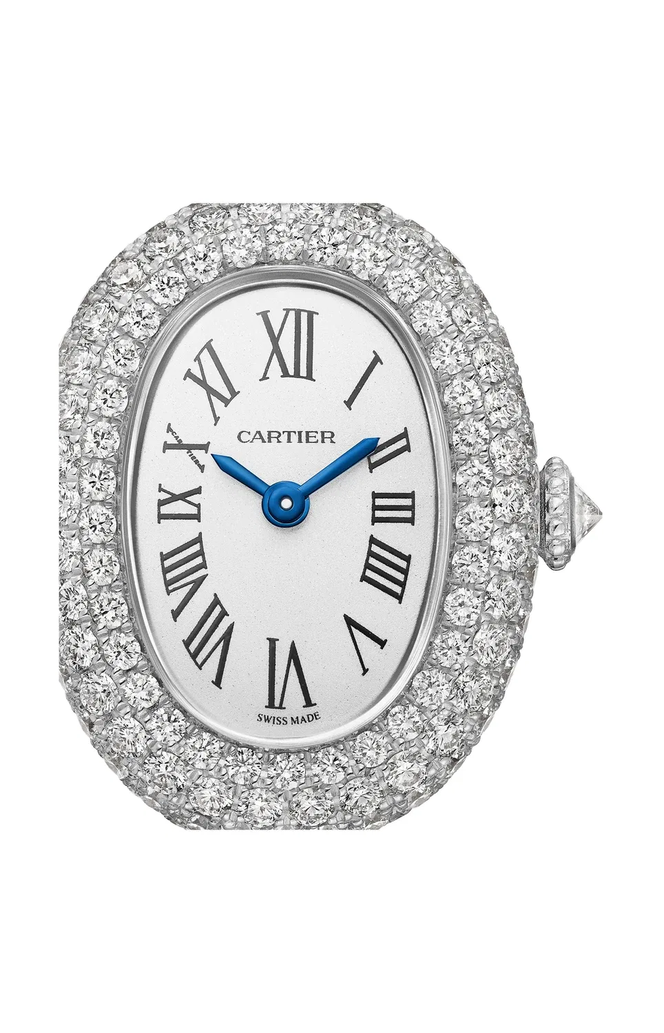 Baignoire модель мини, белое золото, бриллианты, кварц - HPI01822 CARTIER, золотой — фото 2