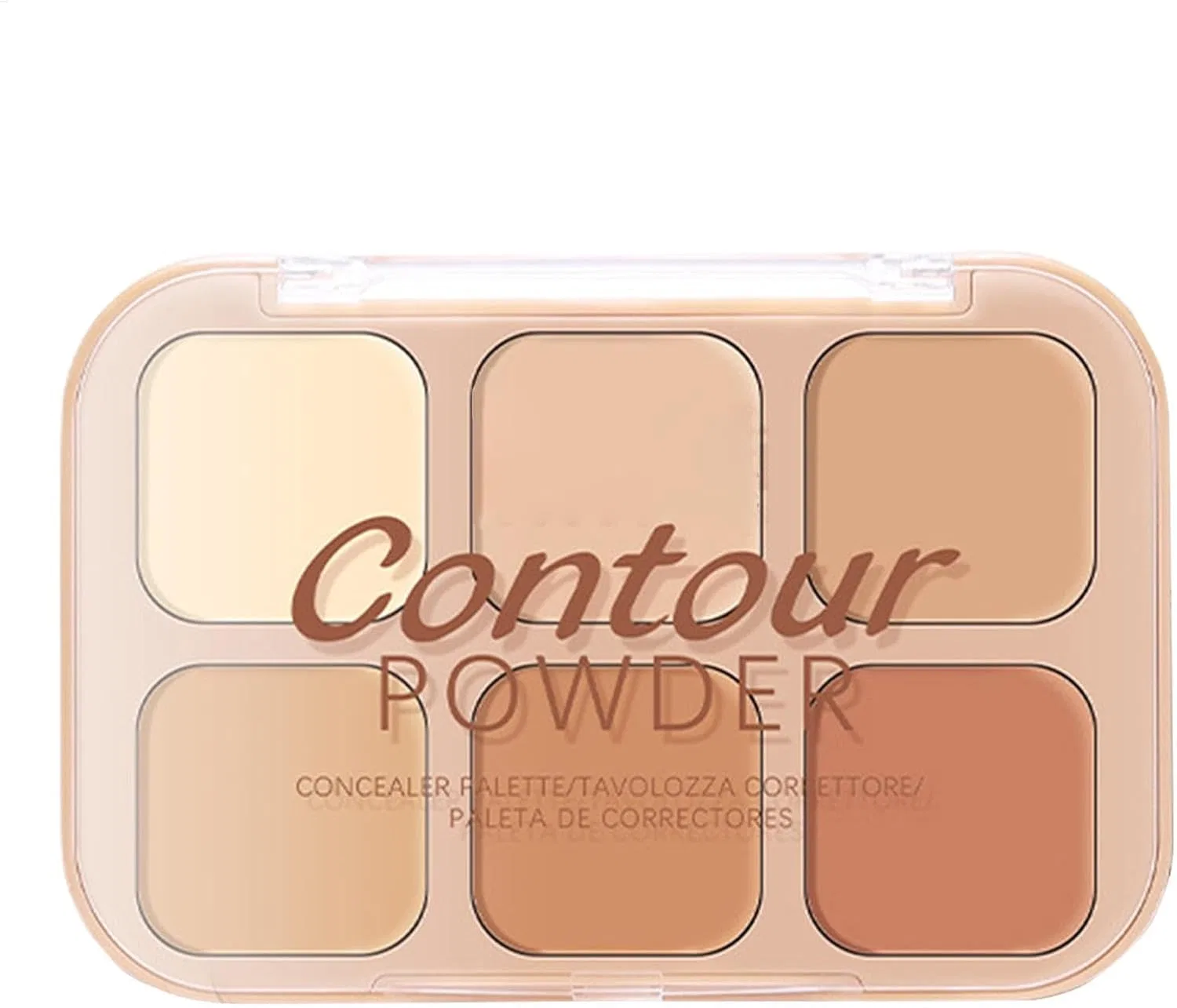 Палетка консилеров Natural Tone, No Brand, 9.6 г, цвет 03