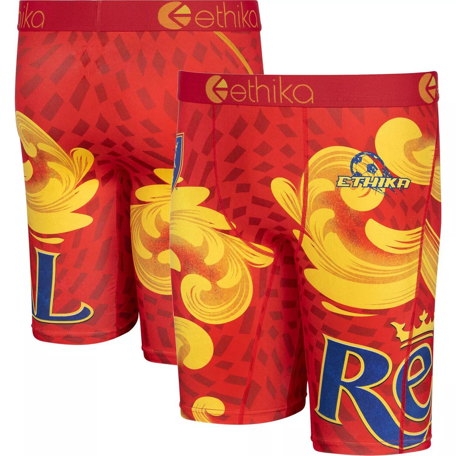 

Мужские трусы-боксеры из микросетки Ethika Red Real Salt Lake Team