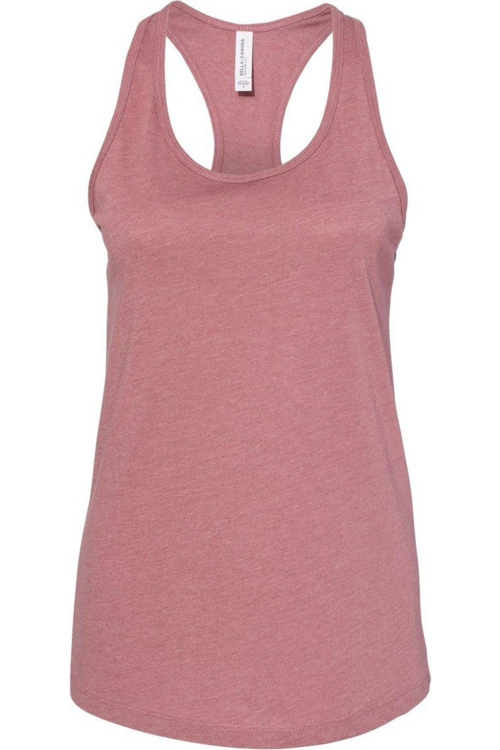 

Женская майка BELLA + CANVAS из джерси-борцовки, цвет heather mauve
