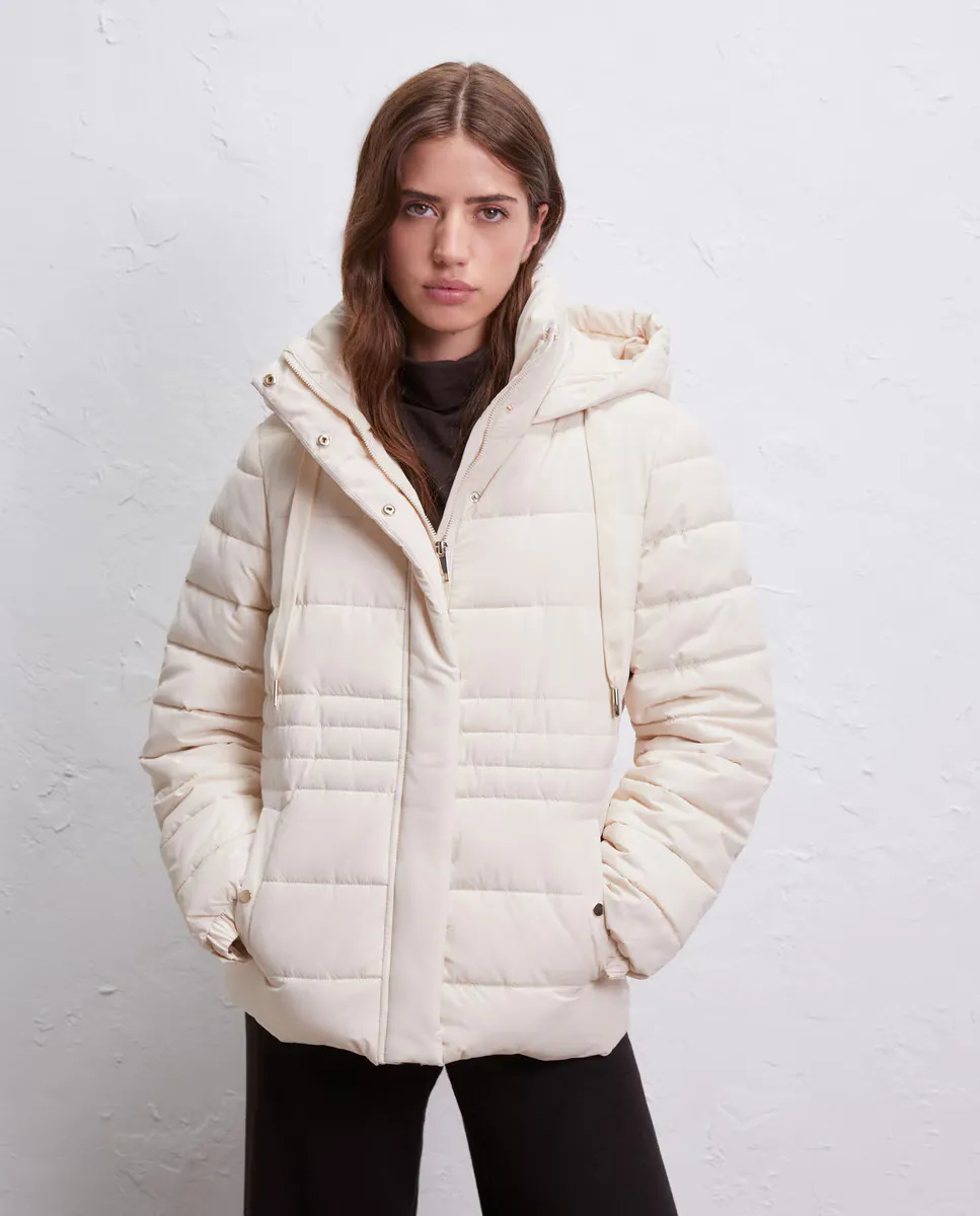 

Пуховик женский тройной стичин Easy Wear, цвет 120 Crudo