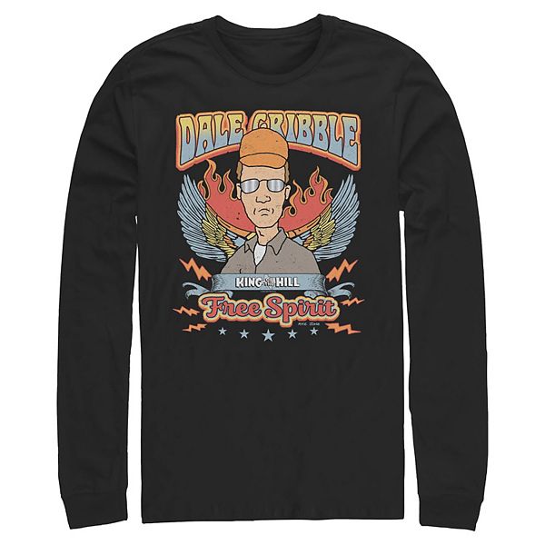 

Мужская футболка с длинным рукавом Dale Gribble Free Spirit Licensed Character