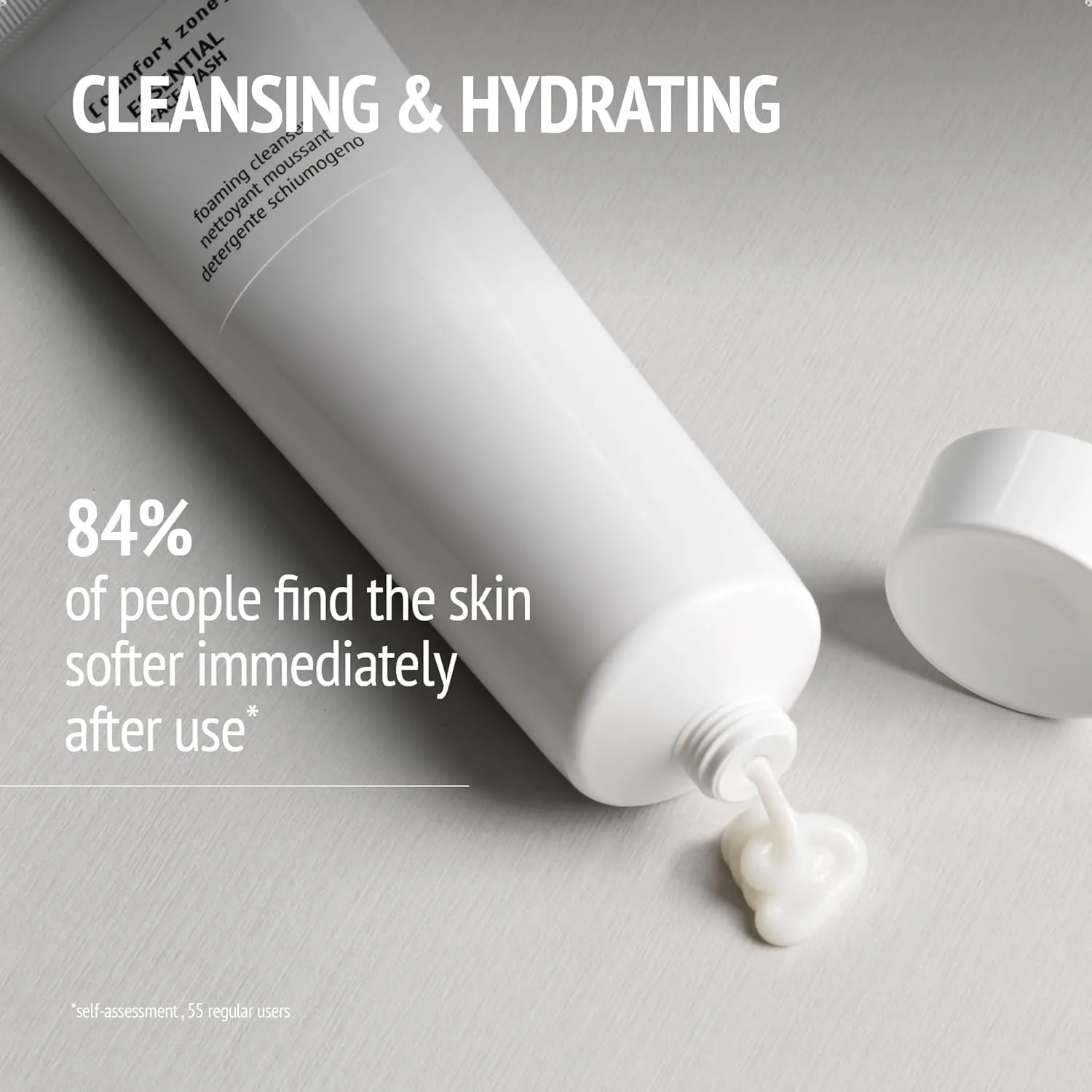 [ comfort zone ] ] Очищающий и увлажняющий дуэт для лица, с Essential Face Wash 30 мл и Hydramemory Rich Sorbet Cream 30 мл, укрепляет и увлажняет кожный барьер, набор 2 шт — фото 3