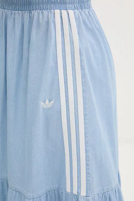 Юбка джинсовая макси Adidas Originals, синий — фото 4