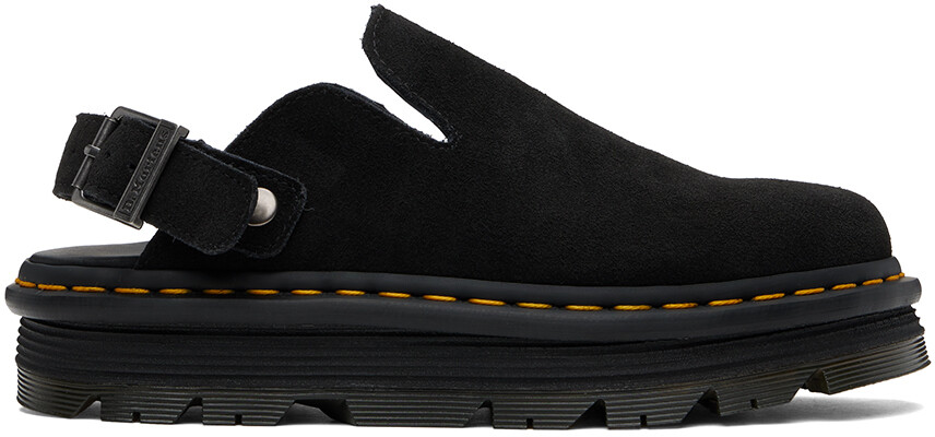 

Черные мюли на платформе с открытой пяткой Zebzag Dr. Martens