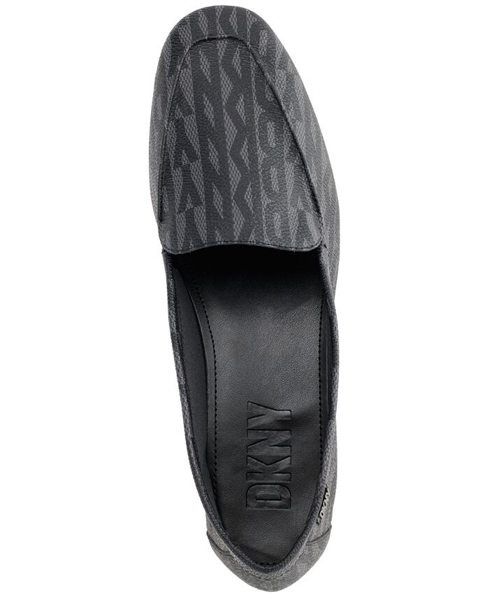 Женские лоферы без шнуровки Laili DKNY, цвет Black Logo — фото 4