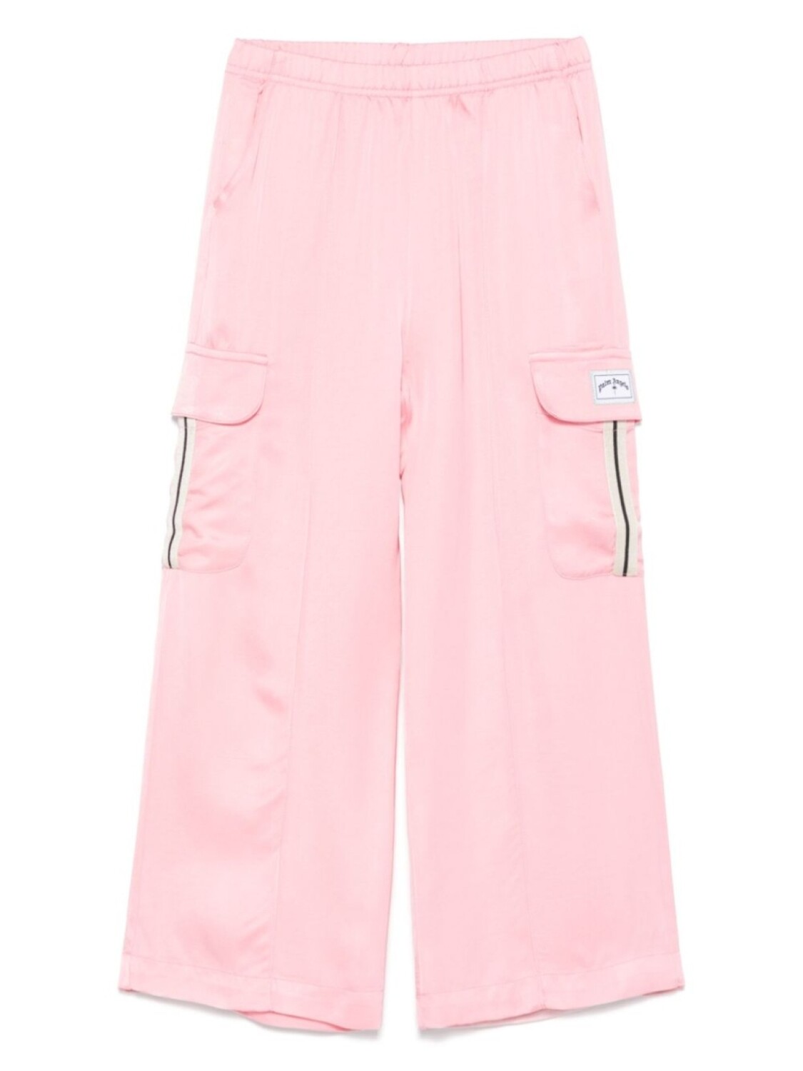 

Атласные брюки карго Palm Angels Kids, розовый