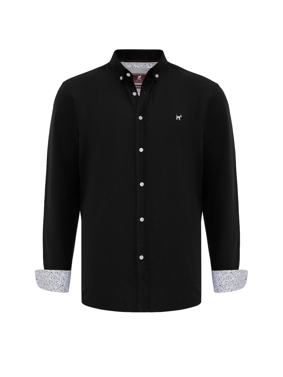 

Рубашка на пуговицах классического кроя Williot, черный