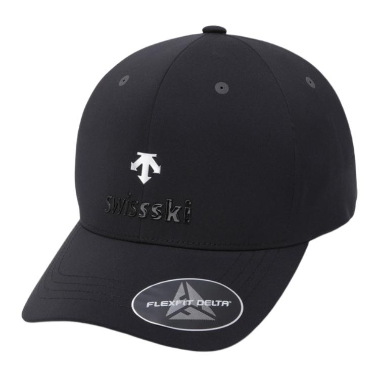 

DESCENTE Полиуретановая бейсболка унисекс черная, Black
