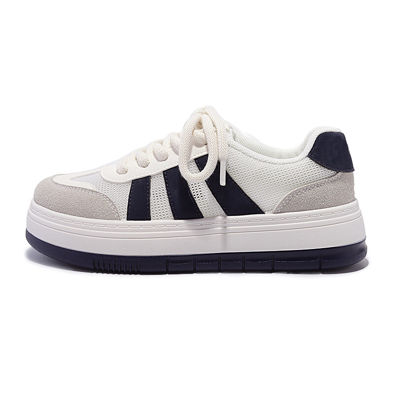 

Кроссовки SNXR Skateboarding Shoes Women's Low-top Blue, бежевый/синий