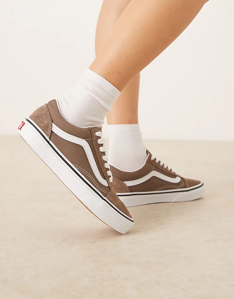 Кроссовки Vans Old Skool Color Theory в орехово-коричневом цвете