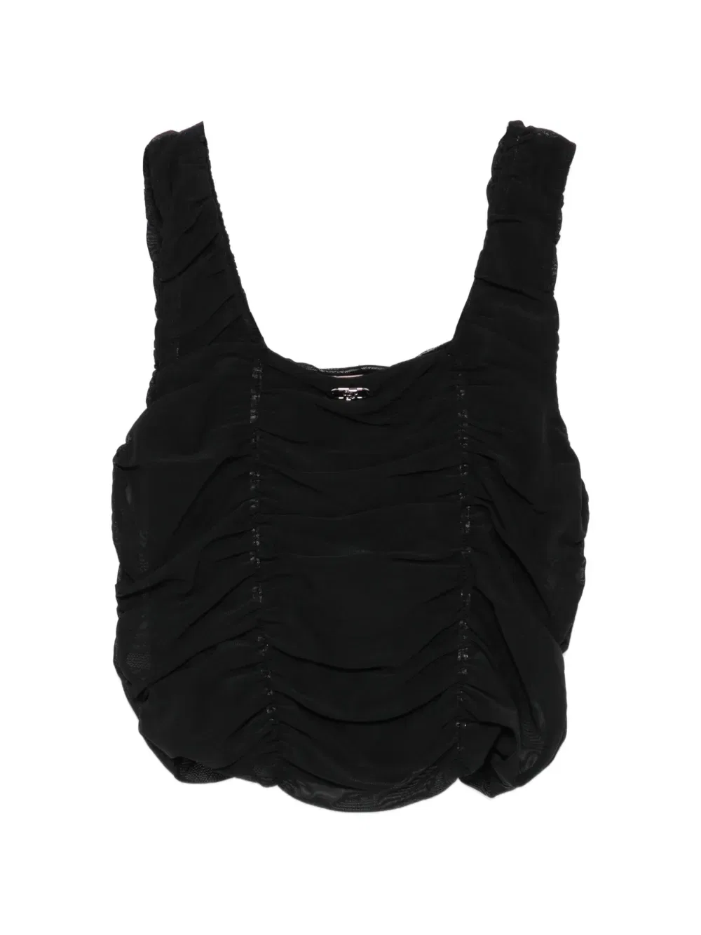 Топ со сборками Liu Jo Kids, черный