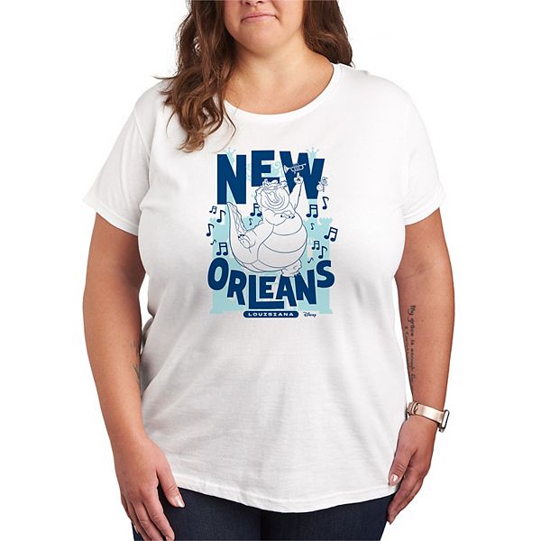 

Футболка с принтом Princess Tiana New Orleans Plus size Disney, White