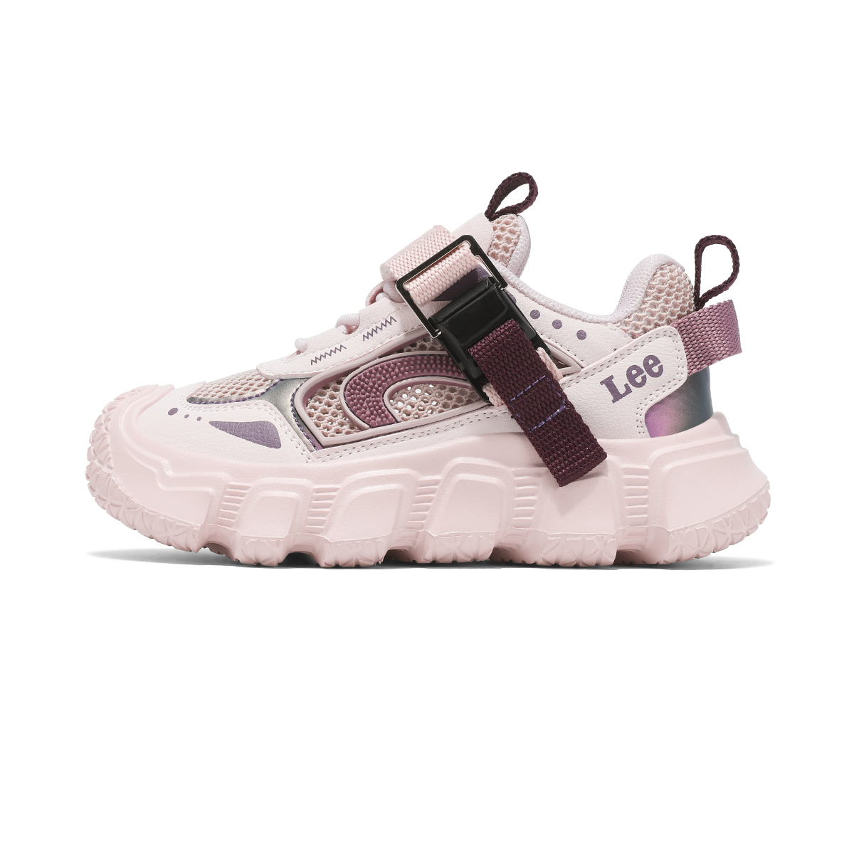 

Низкие, дышащие, противоскользящие детские кроссовки для повседневной носки LEE KIDS, розовый