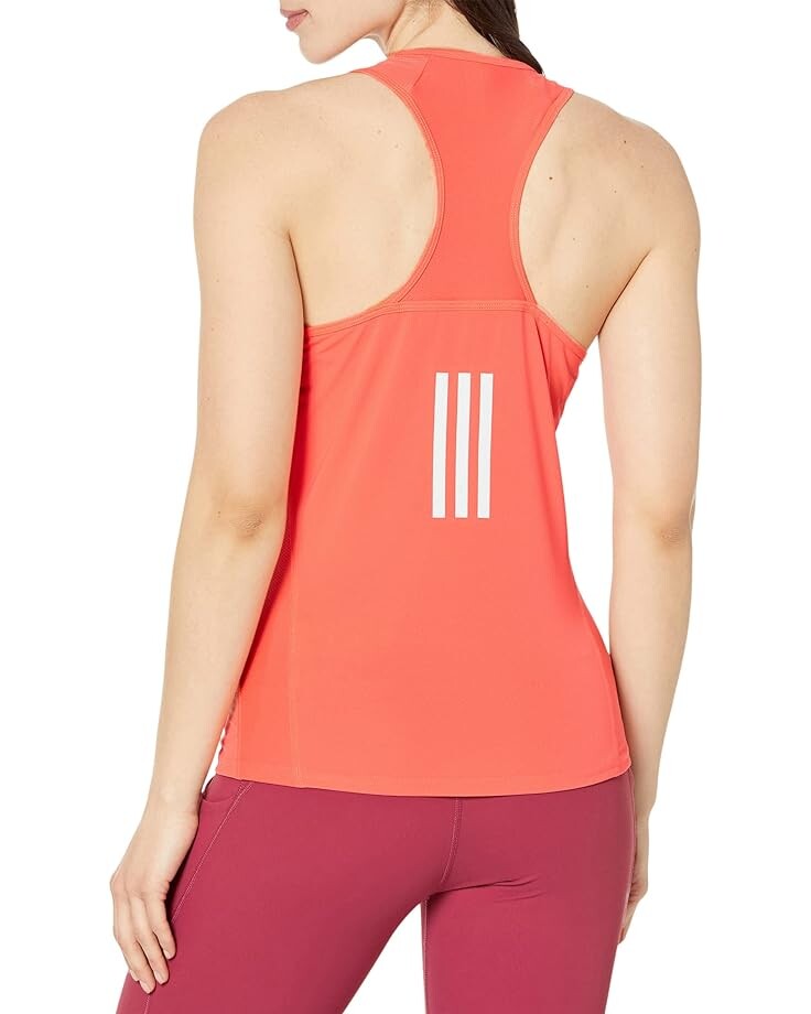 

Топ Adidas Own The Run Running Tank Top, цвет Coral Fusion