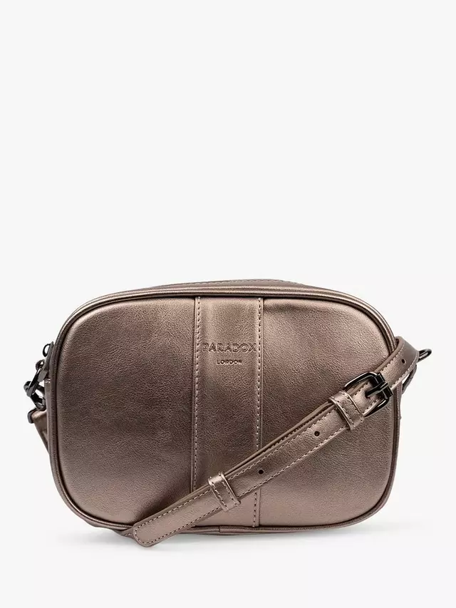 

Сумка кросс-боди Paradox London Owena Faux Leather, цвет pewter