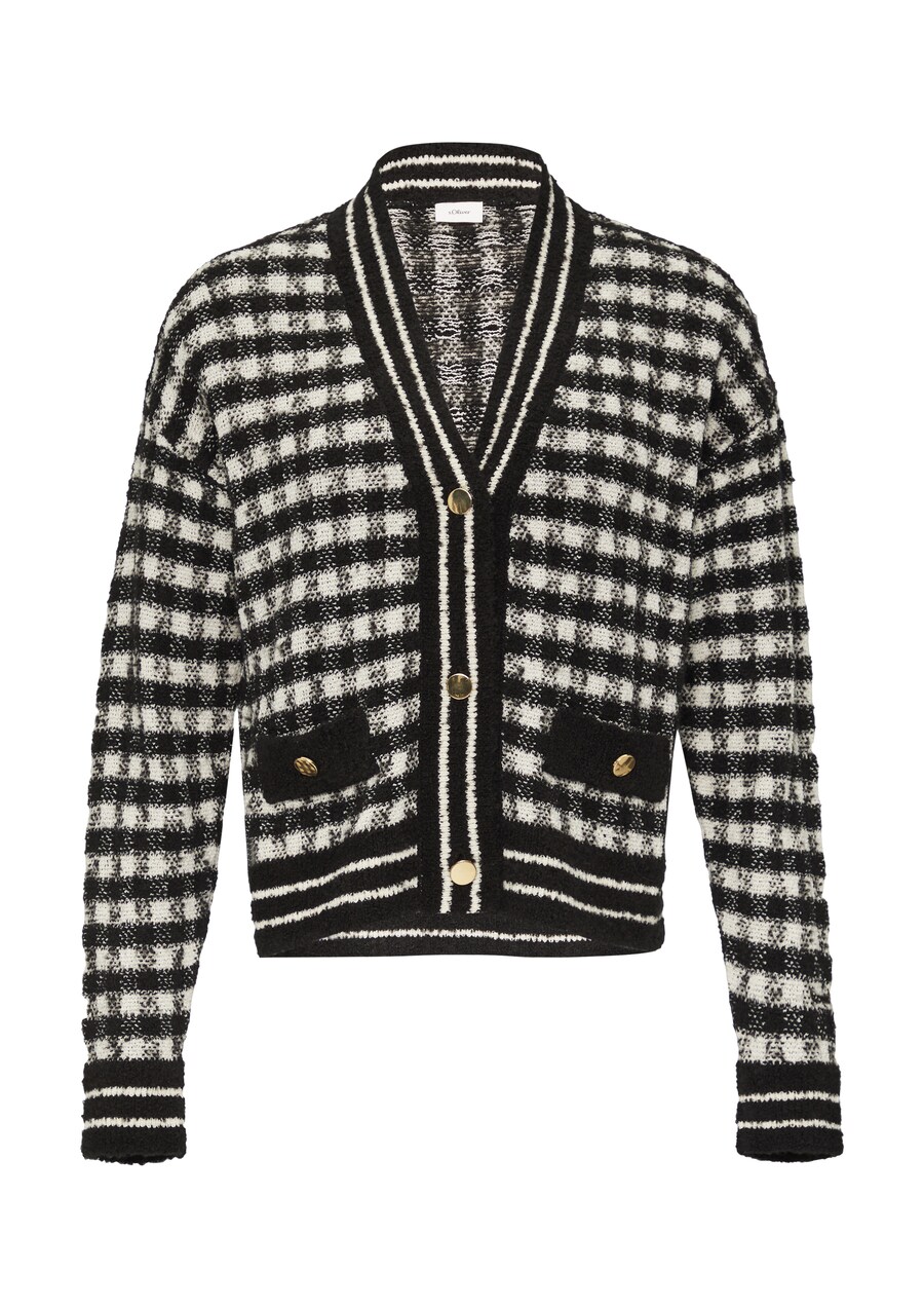 

Вязаный кардиган s.Oliver BLACK LABEL, черный