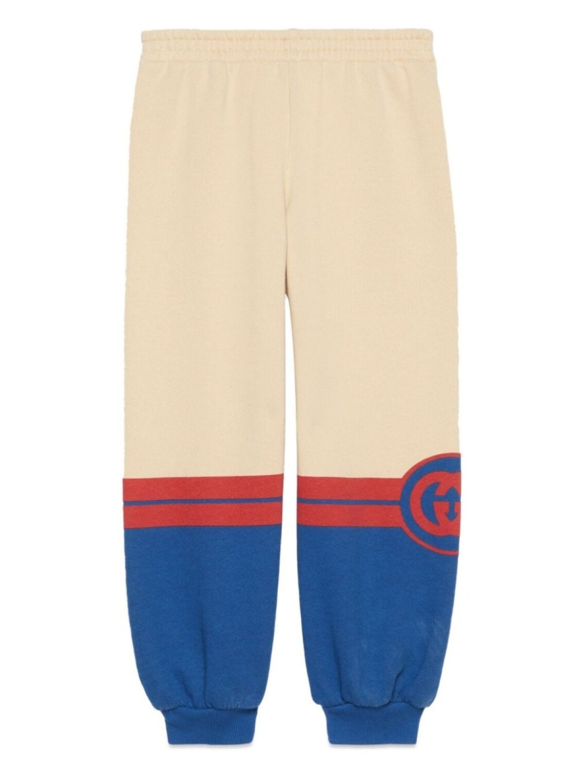 

Gucci Kids спортивные брюки с логотипом Interlocking G, нейтральный цвет