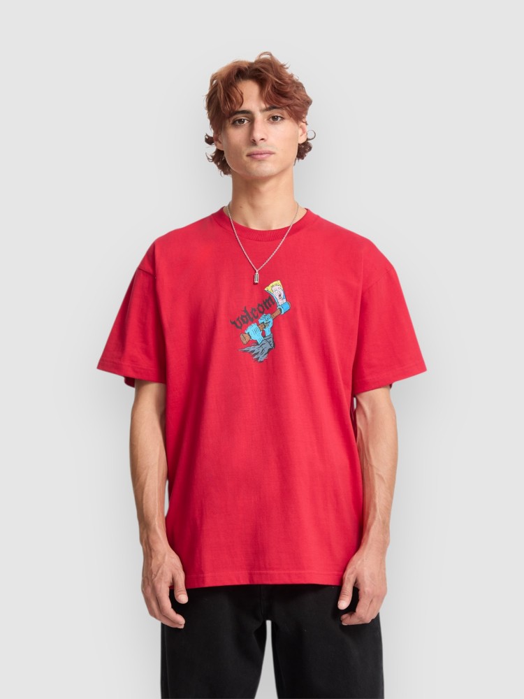 

Футболка Volcom Fa JJ Villard 3 T-Shirt, lifeguard red, Красный, Футболка Volcom Fa JJ Villard 3 T-Shirt, lifeguard red