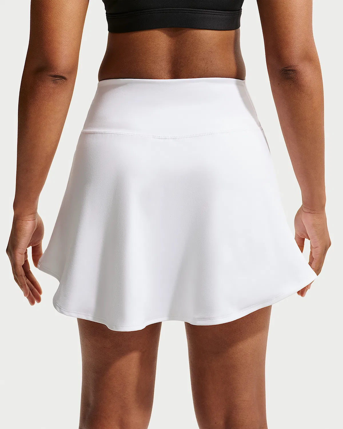 Женская юбка Dri-FIT Nike One, White/Black — фото 3
