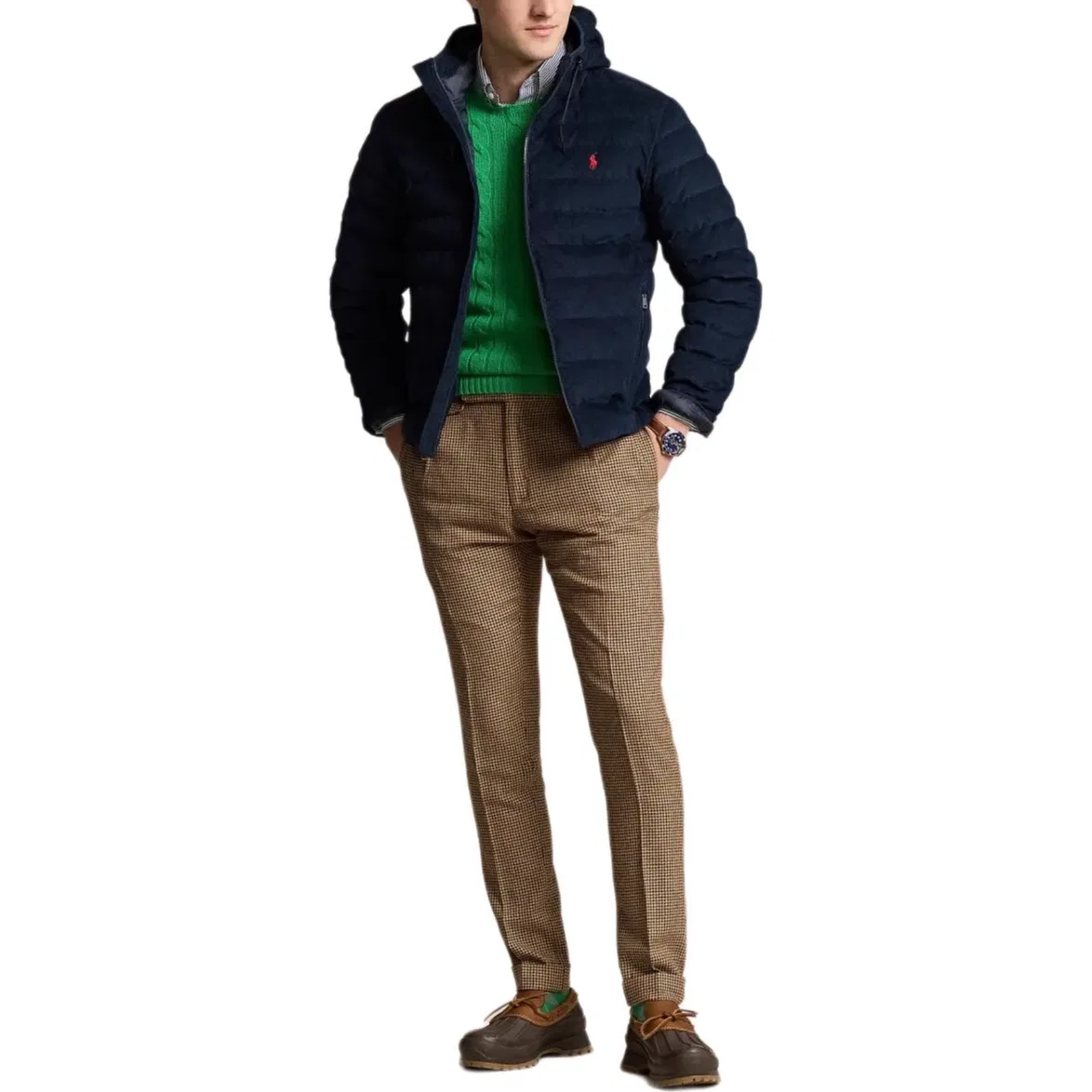 Куртка мужская темно-синяя Polo Ralph Lauren — фото 3