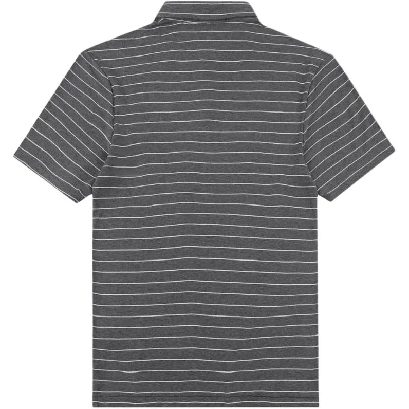 Поло Polo Ralph Lauren Custom Slim Fit темно-серое мужское — фото 3