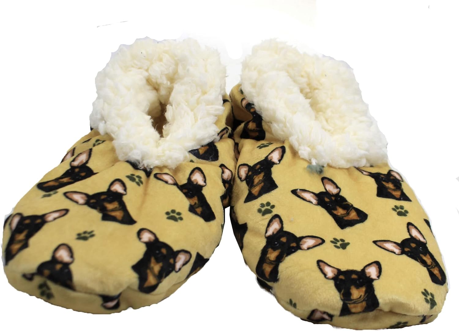 

Тапочки Comfies - Уютные домашние тапочки с шерпой для женщин и мужчин - Домашняя обувь - Подарок любителям животных - Нескользящая подошва - Один размер подходит большинству - Унисекс, черный