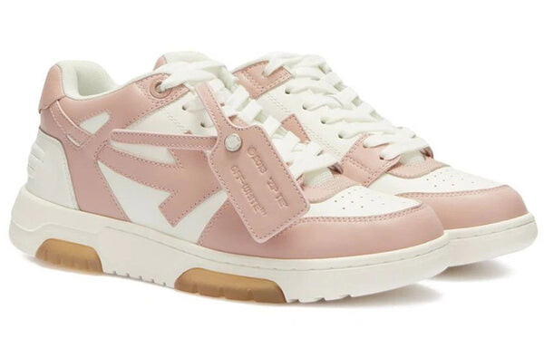 Кроссовки out of office low-top sneaker 'pink white' Off-White, розовый — фото 2