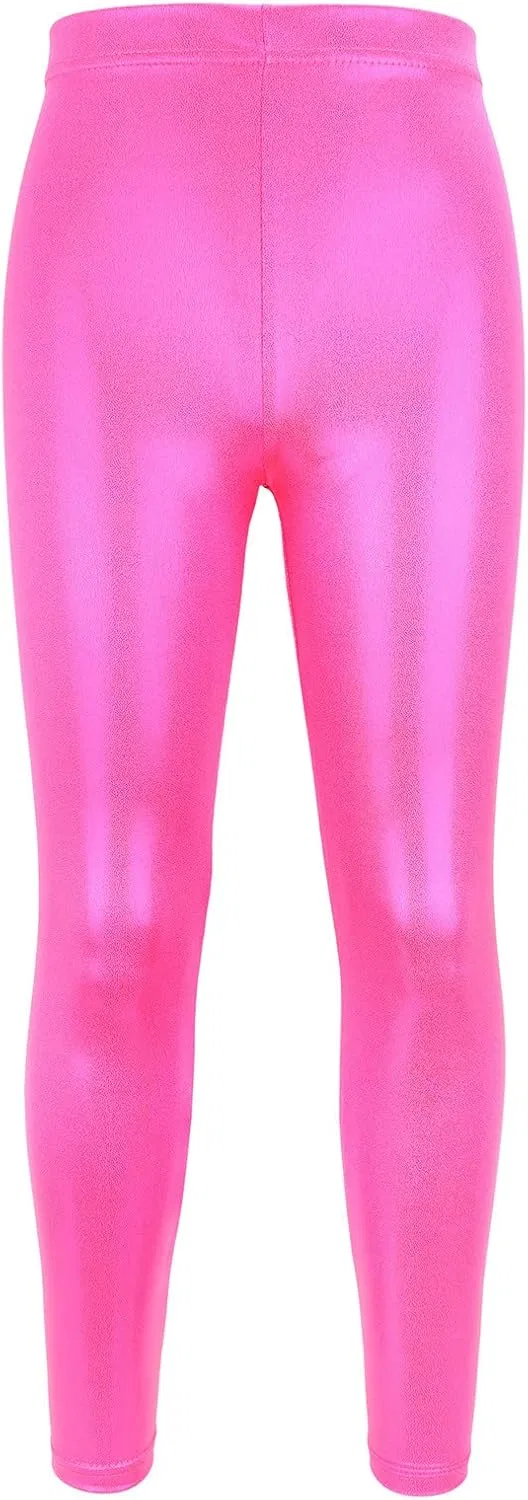 Леггинсы для девочек ультра-стрейч, Hot Pink