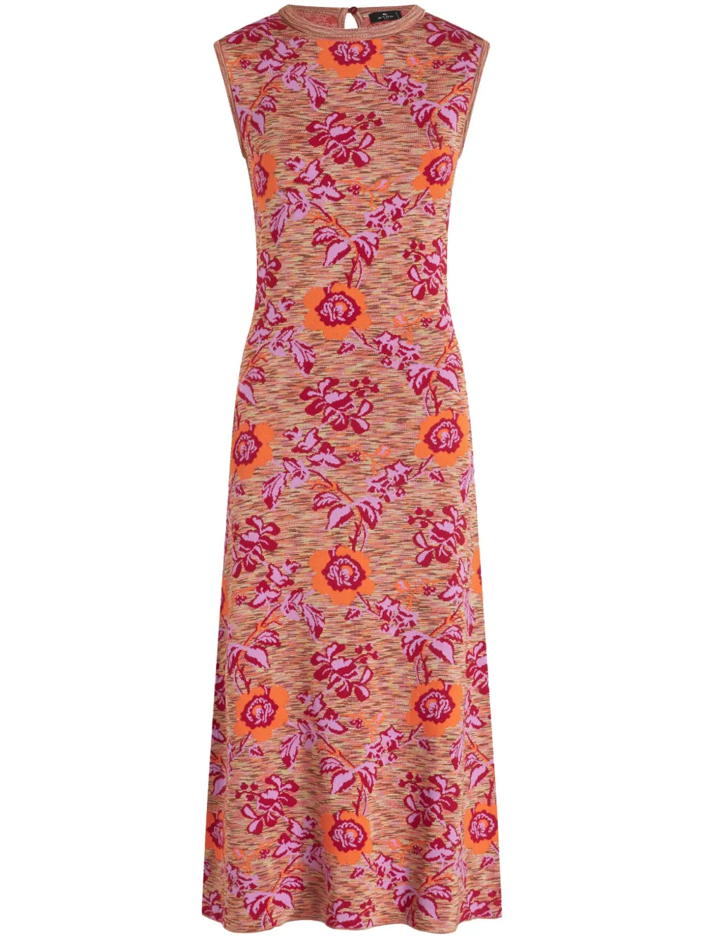 

Платье макси без рукавов ETRO, розовый