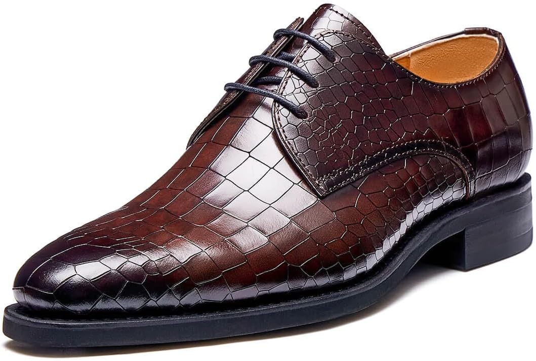 

Мужские классические туфли Jepsen Gord из натуральной кожи, оксфорды, роскошные деловые туфли для костюма с быстрым швом Блейка, темно-коричневый