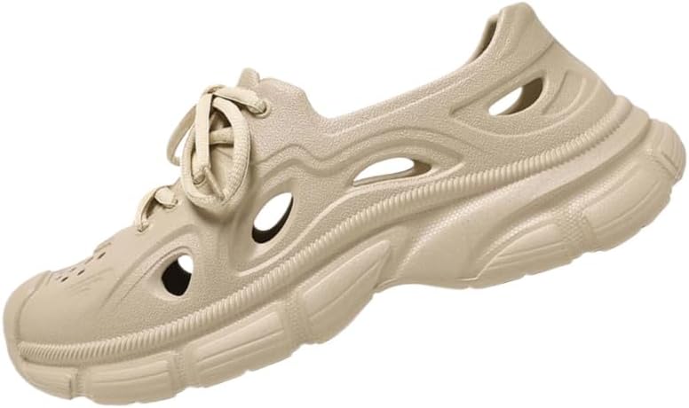 

Мужские пляжные сандалии, удобная и дышащая обувь с перфорацией, противоскользящие и легкие, тапочки Clolinde, хаки