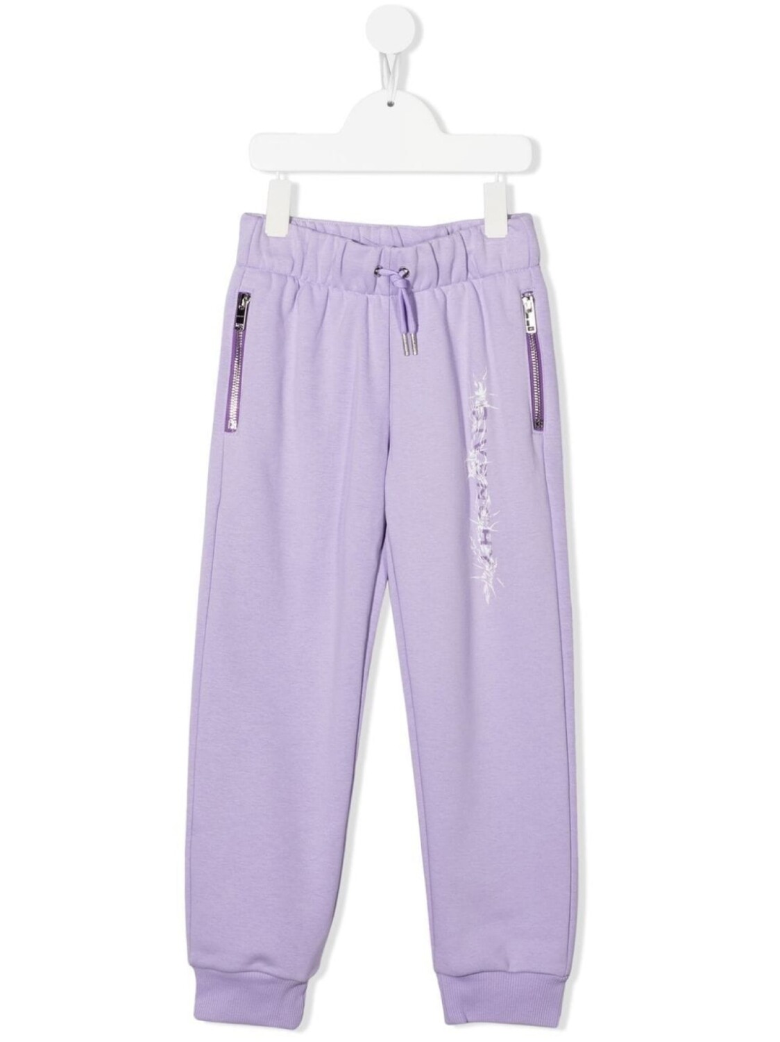 

Givenchy Kids спортивные брюки с логотипом, фиолетовый